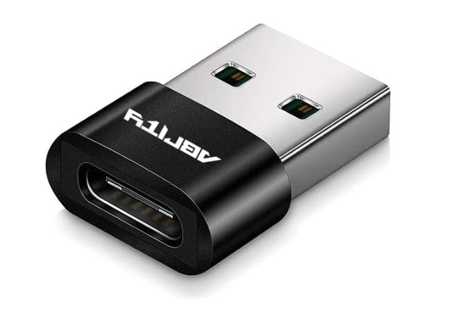 New USB-C Female to USB Male Adapter 1-PackType C Charger Plug Power Converter for Apple iWatch 7AirPodsiPhone 11 12 13 14 Pro MaxiPad Mini 6 Air 4 5Samsung Galaxy FE S20 S21 S22 S23 Plus Ultra