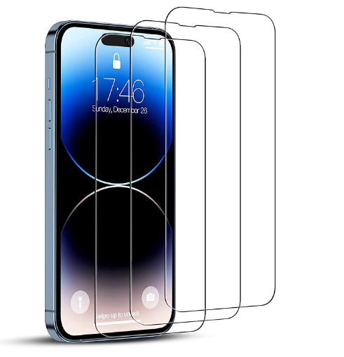 Abrity 3-Pack Screen Protector for iPhone 14 Pro 61-Inch Tempered Glass Film Compatible with iphone 14 pro screen protector iphone 14 pro Tempered Glass Full Coverage