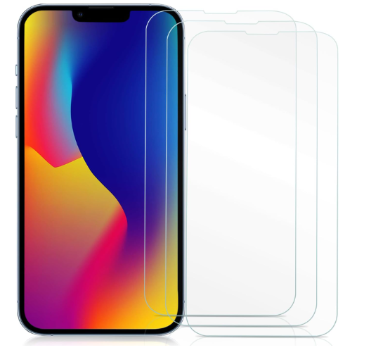 Abrity 3-Pack Screen Protector for iPhone 14 iPhone 13  iPhone 13 Pro 61-Inch Tempered Glass Filmiphone 13 screen protector iphone 14 screen protector iphone 13 pro screen protector