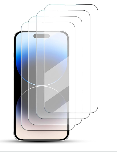 Abrity 4-Pack Screen Protector for iPhone 14 Pro 61-Inch Tempered Glass Film Compatible with iphone 14 pro screen protector iphone 14 pro Tempered Glass Full Coverage