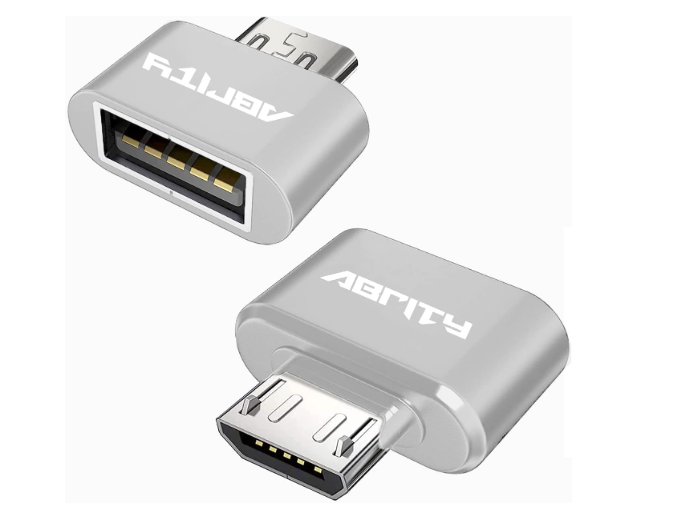 USB OTG Adaptor 2-Pack Micro USB to USB adapterUSB Male to Female AdapterUSB A to Micro USB Adaptor connectors for Android Memory SD Card Reader XboxPCUSB Flash drive stickSmart DevicesPlug