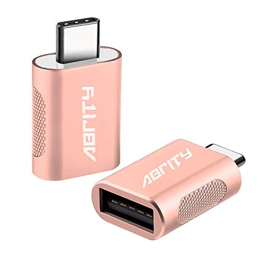 USB C to USB Adaptor 2-Pcs USB C Charger Cable AdapterUSB C plug ConnectorType C Female Converter for SamsungiPhone 13 pro maxTabletKeyboardMouseThunderboltApple Macbook Pro Air Watch iPad